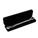 caralin Black Jewelry Box Long Pearl Necklace Bracelet Box Engagement Wedding Gift Jewellery Storage Presentation Boxes Velvet