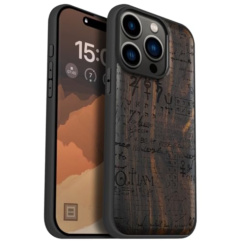 Étui bois iPhone 15 Pro MagSafe pour le quotidien nature