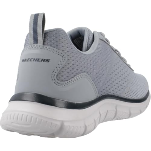 Skechers Herren Track Ripkent Training Shoes, Hellgraues Mesh Kunststoff, 43 EU – Ansicht 4