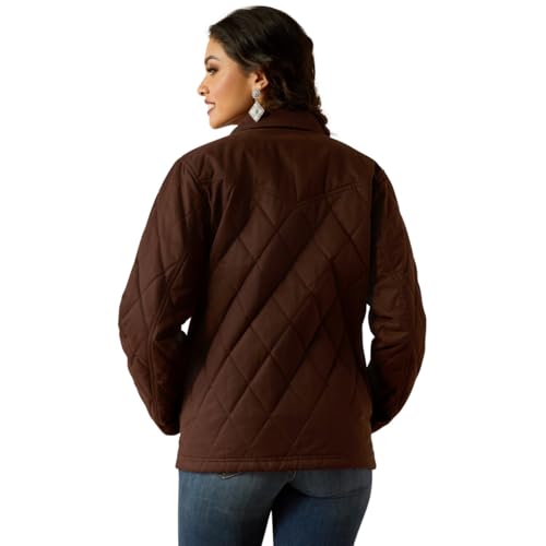 ARIAT Women Grizzly Quilted Barn Jacket2