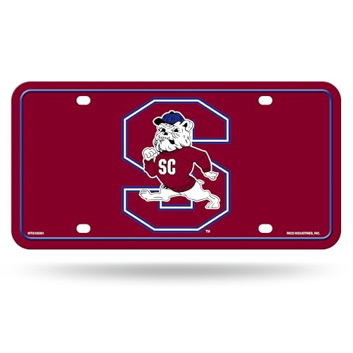Rico Industries NCAA South Carolina State Bulldogs Metal Auto Tag 6