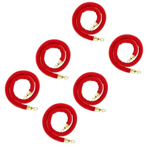 Corde en velours avec crochets pour balisage de sécurité et gestion des flux - 2