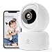 Produktbild Woox Überwachungskamera innen, 360 Grad Kamera überwachung innen mit Zwei-Wege-Audio/Bewegungserkennung/Nachtsicht, 1080P WLAN Kamera Indoor Arbeitet mit Alexa, Hundekamera mit App für Hausstier/Baby
