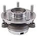 TRQ Front Driver or Passenger Side Wheel Bearing and Hub Assembly Compatible with 2009–2014 Nissan Murano 2011–2017 Nissan Quest