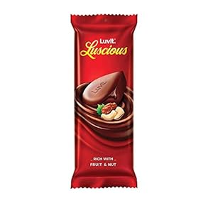 LuvIt Luscious Fruit & Nut Chocolate Bars | Multipack | Deliciously Smooth Chocolates | Pack of 20-46g Each