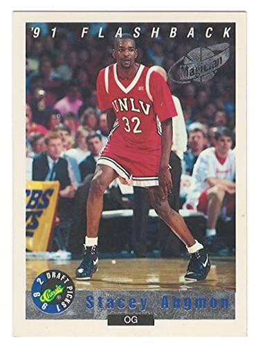 1992-93 Classic Draft Magicians #BC4 STACEY AUGMON Atlanta Hawks/UNLV Runnin' Rebels Basketball