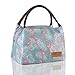 HOMESPON Sac Isotherme à Repas Portable Lunch Bag à Déjeuner Waterproof avec Feuille d'Aluminium Isolée Sac à Main Pliable pour Femme, Enfant à l’École et au Bureau