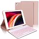 Iveoppe Tastatur für iPad 6. Generation – Hülle mit Hintergrundbeleuchtung