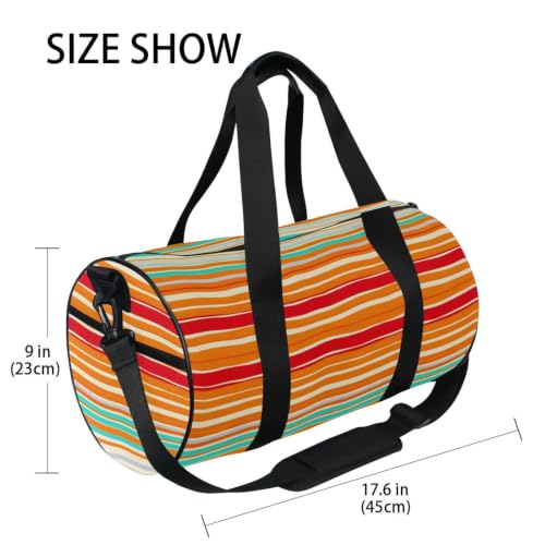 Bolsa de lona de gimnasio cómoda y espaciosa para viajes cortos y deporte 4