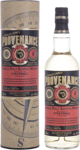 Douglas Laing PROVENANCE Strathmill 8 Years Old Single Cask Malt 46% Vol. 0,7l in Giftbox Cover