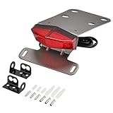 ディーアールシー(DRC) KLX250/D-TRACKER X '08-17 モトレッド エッジホルダーキット フェンダーレス 軽量化 ナンバー灯付き 8mm穴ウィンカーステー付属 レッドレンズ ダートフリーク DIRTFREAK F5844