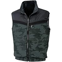 Amazon.co.jp: サンエス(SUN-S) 空調風神服 ベスト KU96990 シルバー M