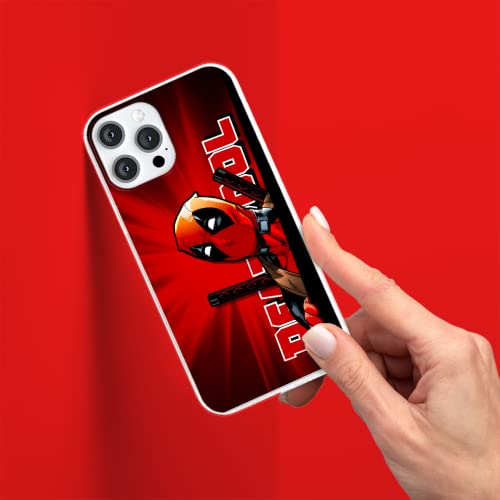 Ert Group Marvel Deadpool Case Designed For Iphone 13 Pro Max, 6.7 Inch, Tpu Shockproof Protective Phone Cover, Raised Edges, Scratch Resistant Design, Deadpool Design #TOP6
