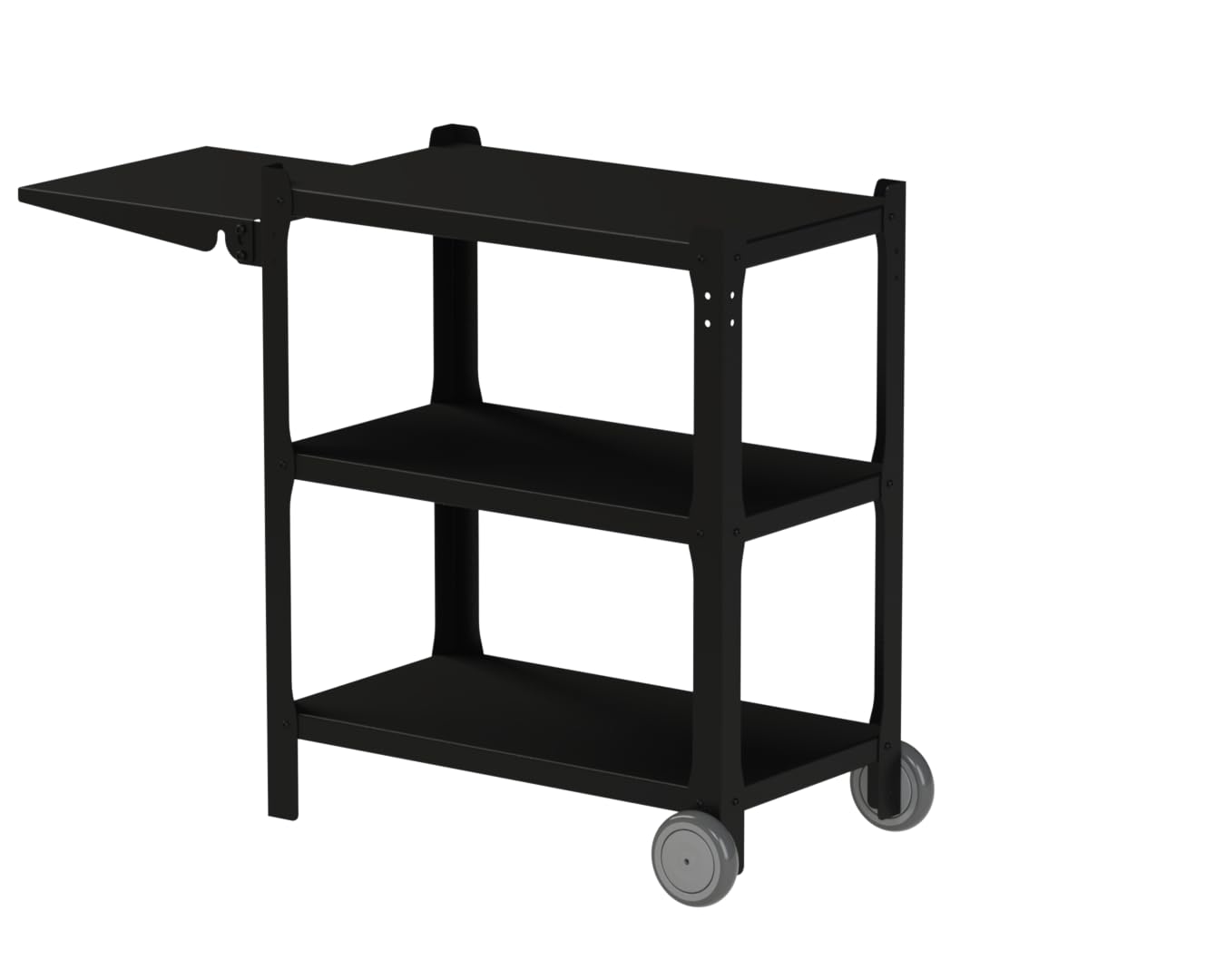 Imex El Zorro – Barbacoa sin Elevador ni Bandejas | 72x40 cm | Acero Pintado Resistente al Calor con Campana y Carro con Ruedas | Ideal para Jardines, Patios y Terrazas
