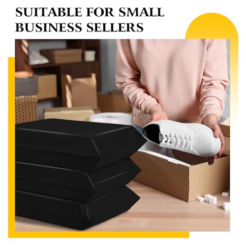 Image of Metronic 50Pcs Poly Mailers 17.7x22 Inch Large Shipping Bags for Clothes | Strong Self Adhesive Mailers Poly Bags Shipping Envelopes, Waterproof Mailing Envelopes for Packaging Clothing Shoe Box Black