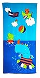 100% microfibra Goods4good Toalla Playa Piscina Secado Rápido Ligera Fácil Llevar 150x70cm Mujer Hombre Niña Niño Tortuga Dinosaurios Caravana Palmeras Verano (Azul)