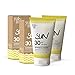 Produktbild yu&i SUN 30 Sonnencreme  LSF 30  mineralischer Sonnenschutz  Kinder  Erwachsene  Umweltfreundlich  Cruelty Free  Vegan  2er Pack