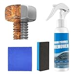 Comioke Spray para Eliminar el Óxido, Car Rust Remover Spray, Spray de Eliminación de Óxido, Spray Convertidor de Óxido, Metal Paint Cleaner Spray, Limpiador de Óxido, 100ml Multipurpose Rust Remover