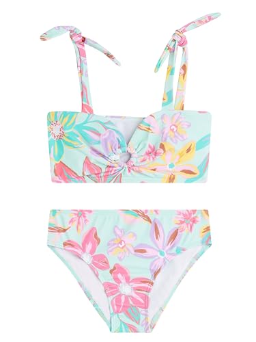 Kanu Surf Girls' Nellie Beach Sport UPF 50+ Sweetheart Bikini 2pc Swimsuit