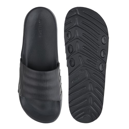 Image of WELCOME Pure-53 Lightweight Super Flexible Stylish Dailywear Sliders /Slippers for Men