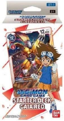 Digimon English TCG ST-1 Starter Deck Gaia Red - 54 Cards