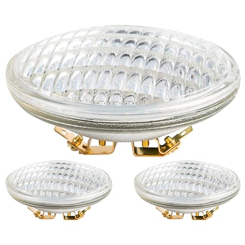 MISDOOD PAR36 LED Landscape Light Bulbs 12W 1100LM 80W Halogen Landscape Bulbs Equivalent 12-36V Daylight 3000K LED DC Light Bulbs for Trator Light Off-Road Vehicles Landscape Well Light 2 Pack