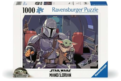 Ravensburger Star Wars: The Mandalorian Rompecabezas de 1000 Piezas con Diseño Único y Tecnología Softclick miniatura 1