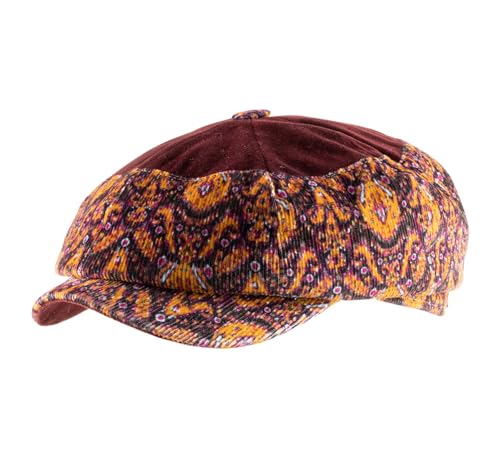 Béret Alfonso D’Este Casquette Plate Kobe Velluto pour Homme et Femme
