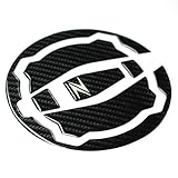 Diese Liste ist ein Bild von einem Tankdeckel Aufkleber Aufklebern aus hochwertigem Kohlefaser-Material.