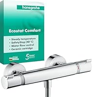 hansgrohe Ecostat Comfort thermostatic shower mixer, chrome