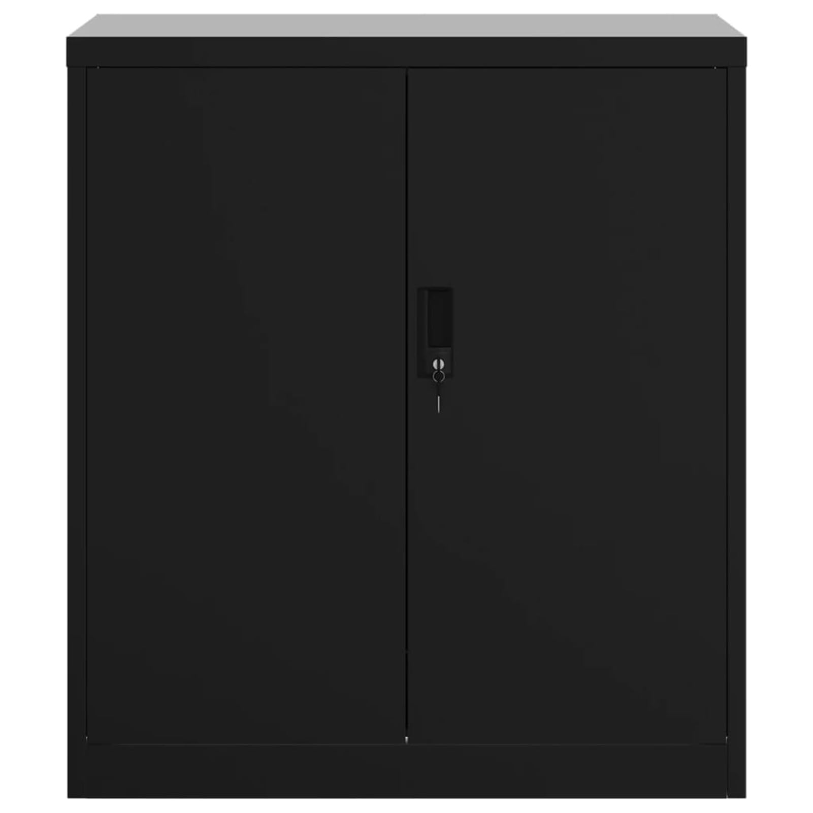 Armadio Classificatore Nero 79x40x90 cm in Acciaio,Armadi Archivio,Armadio Classificatore,Armadi da Ufficio,Schedario da Ufficio-339734