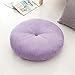 Cuscino rotondo imbottito per sedia, 40/50/60 cm, morbido cuscino per sedia per balcone, Tatami, patio, finestra della baia, pavimento del soggiorno (60 x 60 cm, viola A)