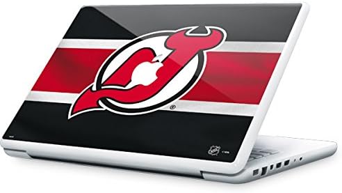 Skinit Decal Laptop Skin Compatible with MacBook 13-inch - Officially Licensed NHL New Jersey Devils Jersey Design