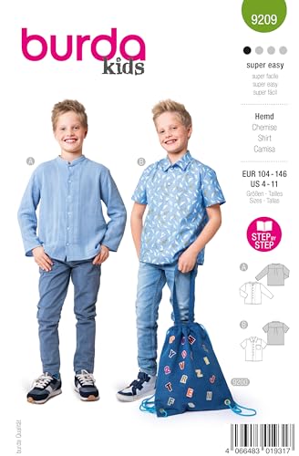 Patron Burda 9209 - Chemise
