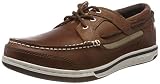 Tipo de tacón: Plano Sebago Triton Three Eyelets Nbk, Náuticos para Hombre, Marrón (Brown Cognac 907), 44 EU