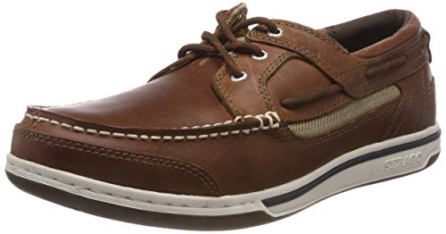 Sebago Herren Triton Three Eyelets NBK Bootschuhe, Braun (Brown Cognac 907), 44 EU