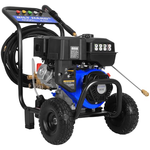 BILT HARD 4000 PSI Gas Pressure Washer with Accessories