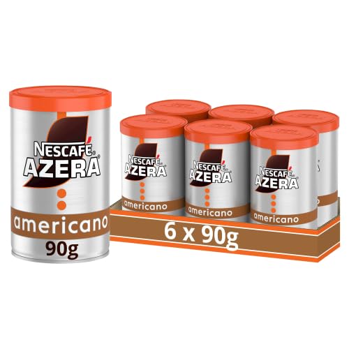Azera Americano Instant Coffee, 90 g (Pack of 6) (Packing may vary)
