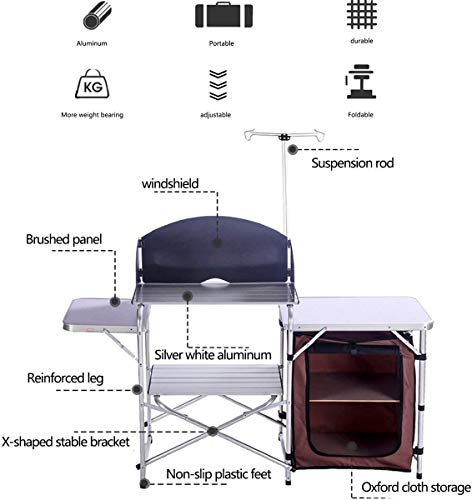 Table de pique-nique extérieure et kitchenette mobile pour vos road-trips - 4