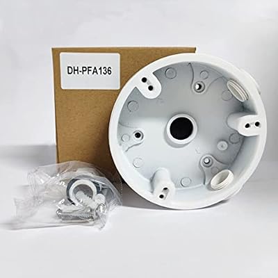 PFA136 Waterproof Junction Box for Dahua IP Dome Turret and Eyeball Camera, Whtie, 1 Pack
