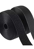 KAI KOA – Cinta de Velcro Adhesivo Doble Cara Extrafuerte 10 m × 20 mm | Negro | Hook & Loop Tape Industrial | Ideal para Mosquiteras, Tapicería y Bricolaje + Caja Organizadora