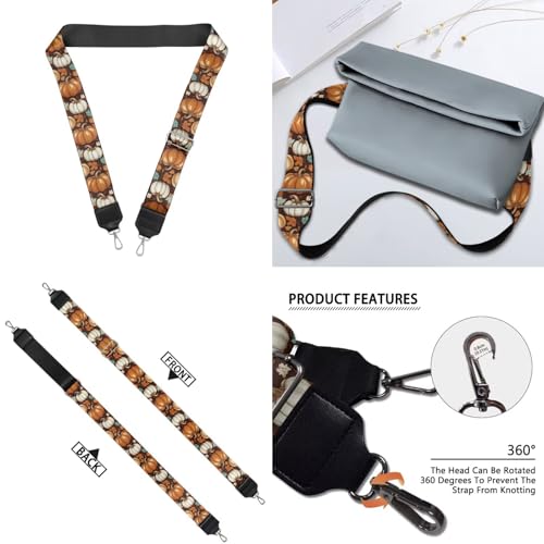 Image of Jeiento Replacement Shoulder Strap,2 Piece Set Guitar Style Handbag Crossbody Strap Adjustable Guitar Straps for Women Girls