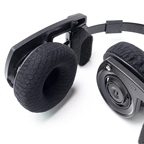 Almohadillas de espuma premium compatibles con Koss Porta Pro PP KSC35 KSC75 KSC55 (Negro completo) miniatura 6