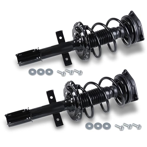 BESTPRICE 2x amortisseurs à gaz avant jambe de suspension complète Compatible avec RENAULT CLIO III (BR0/1, CR0/1), CLIO III Grandtour (KR0/1_), MODUS/GRAND...