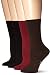 HUE Women's One Size Rib Dress Socks 4 Pk