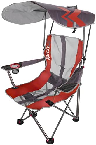 Kelsyus Premium Canopy Chair, Red