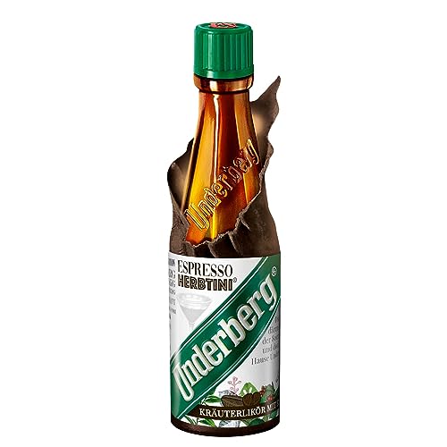 Underberg Espresso Herbtini - After-Dinner-Fusion-Drink - Kräuterspirituose mit Espresso (12 x 0.02 l)