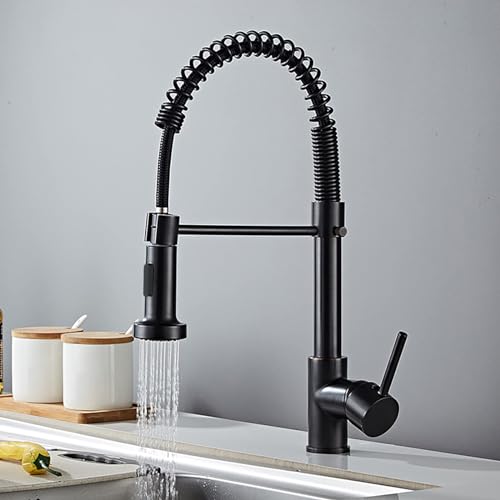 Robinet mitigeur pivotant cuisine moderne avec douchette extractible multi-usage chic - 5