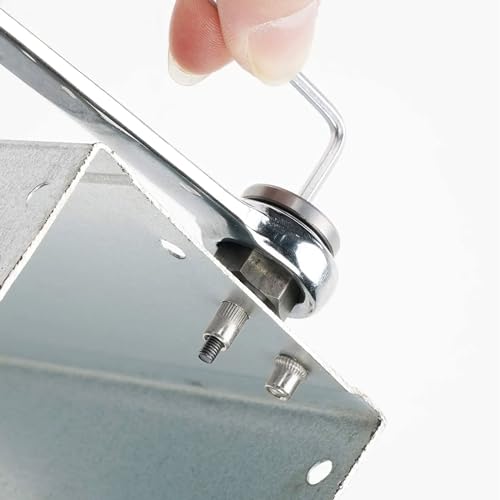 Isslly 100PCS 1/4-20UNC Rivet Nuts, Aluminum Flange Threaded Insert for Boats, Automobiles - Thumbnail 4