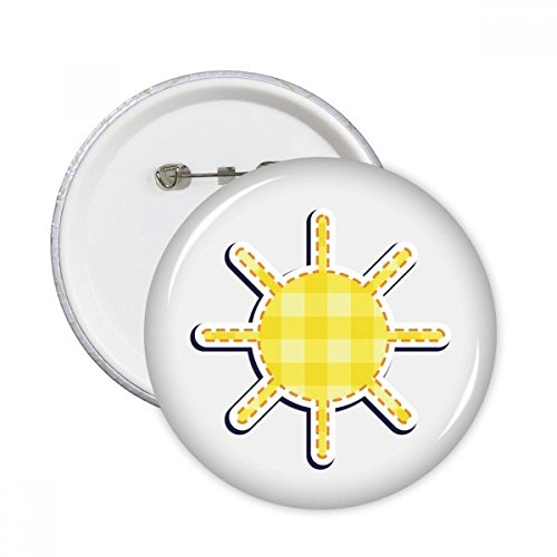 Badge Alien monstre de style Sun Round, cadeau idéal de 5pcs